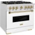 ZLINE Classic Series CDRSZWM36CB - 36 Inch Freestanding Dual Fuel Range