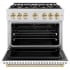 ZLINE Classic Series CDRSZWM36G - 36 Inch Freestanding Dual Fuel Range