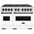 ZLINE Classic Series CDRSZWM48MB - 48 Inch Freestanding Dual Fuel Range