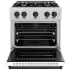 ZLINE Classic Series CDRSZWM30MB - 30 Inch Freestanding Dual Fuel Range