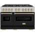 ZLINE Classic Series CDRSZBLM48CB - 48 Inch Freestanding Dual Fuel Range