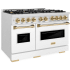 ZLINE Classic Series CDRSZWM48G - 48 Inch Freestanding Dual Fuel Range