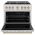 ZLINE Classic Series CDRSZWM36CB - 36 Inch Freestanding Dual Fuel Range