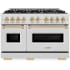 ZLINE Classic Series CDRSZ48G - 48 Inch Freestanding Dual Fuel Range