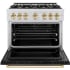 ZLINE Classic Series CDRSZBLM36G - 36 Inch Freestanding Dual Fuel Range
