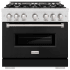 ZLINE Classic Series CDRSBLM36 - 36 Inch Freestanding Dual Fuel Range