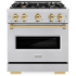 ZLINE Classic Series CDRZ30G - 30 Inch Freestanding Dual Fuel Range