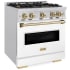 ZLINE Classic Series CDRZWM30CB - 30 Inch Freestanding Dual Fuel Range