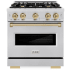 ZLINE Classic Series CDRZ30CB - 30 Inch Freestanding Dual Fuel Range