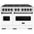 ZLINE Classic Series CDRZWM48MB - 48 Inch Freestanding Dual Fuel Range