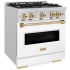 ZLINE Classic Series CDRZWM30G - 30 Inch Freestanding Dual Fuel Range