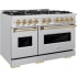 ZLINE Classic Series CDRZ48CB - 48 Inch Freestanding Dual Fuel Range