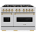 ZLINE Classic Series CDRZ48CB - 48 Inch Freestanding Dual Fuel Range