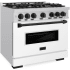 ZLINE Classic Series CDRZWM36MB - 36 Inch Freestanding Dual Fuel Range