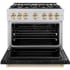 ZLINE Classic Series CDRZBLM36G - 36 Inch Freestanding Dual Fuel Range