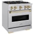 ZLINE Classic Series CDRZ30CB - 30 Inch Freestanding Dual Fuel Range