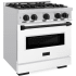ZLINE Classic Series CDRZWM30MB - 30 Inch Freestanding Dual Fuel Range