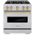 ZLINE Classic Series CDRZ30CB - 30 Inch Freestanding Dual Fuel Range