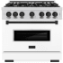 ZLINE Classic Series CDRZWM36MB - 36 Inch Freestanding Dual Fuel Range