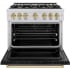 ZLINE Classic Series CDRZBLM36CB - 36 Inch Freestanding Dual Fuel Range