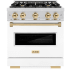 ZLINE Classic Series CDRZWM30G - 30 Inch Freestanding Dual Fuel Range