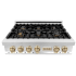 ZLINE Autograph Edition RTZ36G - ZLINE Autograph Edition 36 Inch Gas Rangetop 6 Sealed Brass Burners