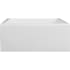 ZLINE FRC5120WH24 - Venice 24 Inch Farmhouse Apron Front Single Bowl Fireclay Sink Front
