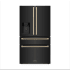 ZLINE Autograph Edition RFMZW36BSCB - 36 Inch Counter-Depth 4-Door French Door Refrigerator