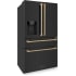ZLINE Autograph Edition RFMZW36BSCB - 36 Inch Counter-Depth 4-Door French Door Refrigerator In Fingerprint-Resistant Black Stainless