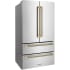 ZLINE Autograph Edition RFMZ36KCB - 36 Inch Counter-Depth 4-Door French Door Refrigerator