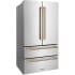 ZLINE Autograph Edition RFMZ36KG - 36 Inch Counter-Depth 4-Door French Door Refrigerator