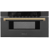 ZLINE Autograph Edition MWDZ30BSCB - 1.2 cu. ft. Built-In Microwave Drawer