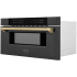 ZLINE Autograph Edition MWDZ30BSCB - 1.2 cu. ft. Built-In Microwave Drawer