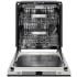 ZLINE Monument Series DWMTBLM24 - 24 Inch Fully Integrated Dishwasher