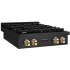 ZLINE Paramount SRTBZ30G - ZLINE 30 in. Autograph Edition Paramount Gas Rangetop with 4 Burners and Porcelain Cooktop in Black Stainless Steel with Polished Gold Accents (SRTBZ-30-G) side. 30 Inch Gas Rangetop with 4 Sealed Brass Burners