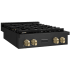 ZLINE Paramount SRTBZ30CB - ZLINE 30 in. Autograph Edition Paramount Gas Rangetop with 4 Burners and Porcelain Cooktop in Black Stainless Steel with Champagne Bronze Accents (SRTBZ-30-CB) side. 30 Inch Gas Rangetop with 4 Sealed Brass Burners
