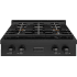 ZLINE Paramount PSRTB30 - ZLINE 30 in. Paramount Gas Rangetop with 4 Burner DuoPro Cooktop in Black Stainless Steel (PSRTB-30) front. 30 Inch Gas Rangetop with 4 Sealed Burners
