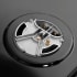 ZLINE Paramount PSRTBZ30CB - ZLINE Autograph Edition 30 in. Paramount Gas Rangetop with 4 Burner DuoPro Cooktop in Black Stainless Steel and Champagne Bronze Accents (PSRTBZ-30-CB) close-up, DuoPro burner. 30 Inch Gas Rangetop with 4 Sealed Burners