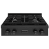 ZLINE SRTB30 - ZLINE 30 in. Paramount Gas Rangetop with 4 Burners and Porcelain Cooktop in Black Stainless Steel (SRTB-30) front. 30 Inch Gas Rangetop with 4 Sealed Burners