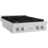 ZLINE Paramount SRTS30 - ZLINE 30 in. Paramount Gas Rangetop with 4 Burners and Porcelain Cooktop in Satin Stainless Steel (SRTS-30) side. 30 Inch Gas Rangetop with 4 Sealed Burners