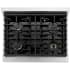 ZLINE Paramount SRTS30 - ZLINE 30 in. Paramount Gas Rangetop with 4 Burners and Porcelain Cooktop in Satin Stainless Steel (SRTS-30) top-down, above cooktop. 30 Inch Gas Rangetop with 4 Sealed Burners