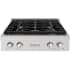 ZLINE Paramount SRTBR30 - ZLINE 30 in. Paramount Gas Rangetop with 4 Brass Burners and Porcelain Cooktop in Stainless Steel (SRT-BR-30) front. 30 Inch Gas Rangetop with 4 Sealed Brass Burners