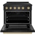 ZLINE Autograph Edition SINRBZ36CB - 36 Inch Freestanding Paramount Induction Range