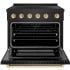 ZLINE Autograph Edition SINRBZ36G - 36 Inch Freestanding Paramount Induction Range