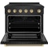ZLINE Autograph Edition SINRBZ36KG - 36 Inch Freestanding Paramount Induction Range