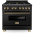 ZLINE Legacy Series RABZ36CB - 36 Inch Freestanding Dual Fuel Range