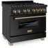 ZLINE Legacy Series RABZ36CB - 36 Inch Freestanding Dual Fuel Range