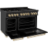 ZLINE Autograph Edition RABZ48G - 48 Inch Autograph Edition Dual Fuel Range Side Full Open