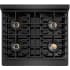 ZLINE Paramount PSRTBS30 - ZLINE 30 in. Paramount Gas Rangetop with 4 Burner DuoPro Cooktop in Black Satin Stainless Steel (PSRTBS-30) top-down, above cooktop. 30 Inch Gas Rangetop with 4 Sealed Burners
