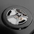 ZLINE Paramount PSRTBSZ30CB - ZLINE Autograph Edition 30 in. Paramount Gas Rangetop with 4 Burner DuoPro Cooktop in Black Satin Stainless Steel and Champagne Bronze Accents (PSRTBSZ-30-CB) close-up, DuoPro burner. 30 Inch Gas Rangetop with 4 Sealed Burners